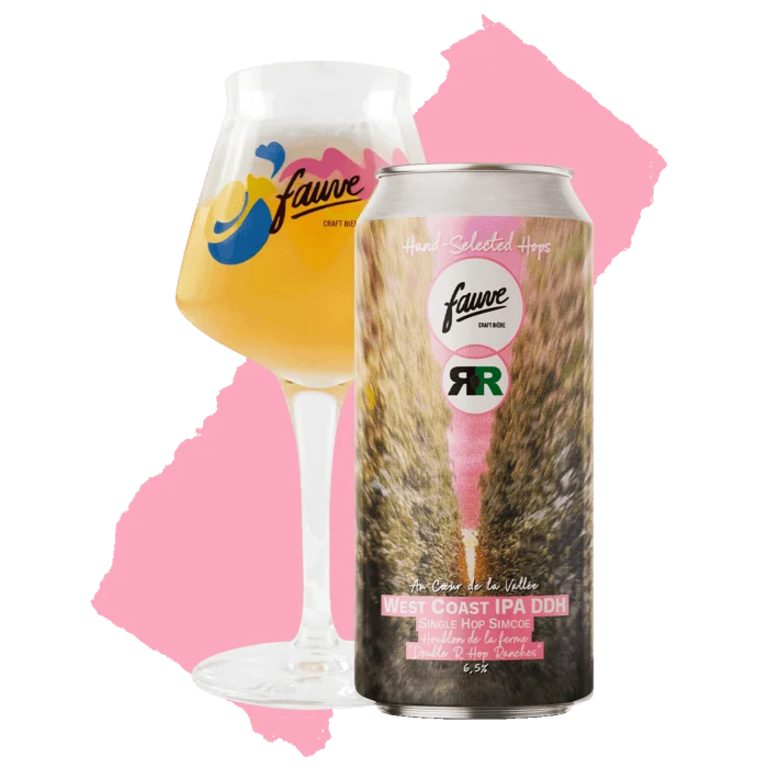 Au Cœur de la Vallée - West Coast IPA - Hand-Selected Single Hop Series - Simcoe - Houblon issu de la ferme : Double R Hop Ranches - 44cL