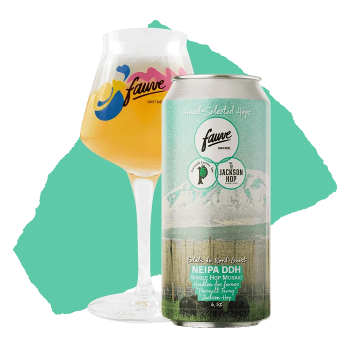 Éclats du Nord-Ouest - NEIPA DDH - Hand-Selected Single Hop Series - Mosaic - Houblon issu des fermes : Perrault Farms & Jackson Hop - 44cL