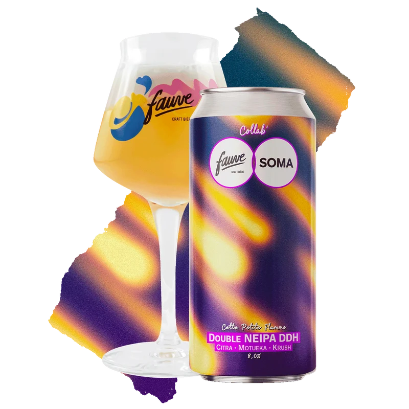 Cette Petite Flamme - Double NEIPA DDH Citra, Motueka, Krush - Collab' Soma - 44cL