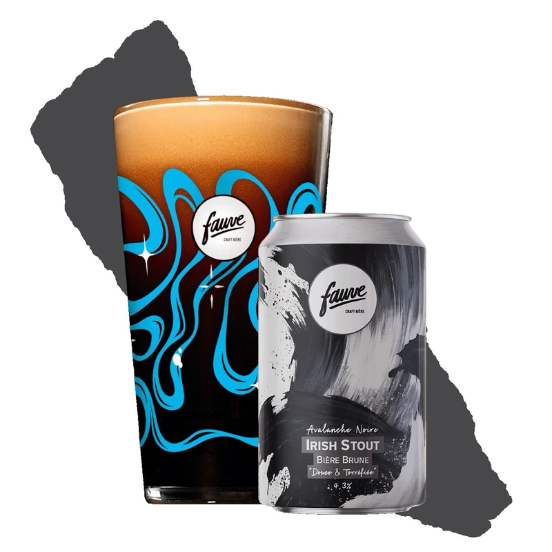 Avalanche Noire - Bière Brune "Irish Stout" - 33cL
