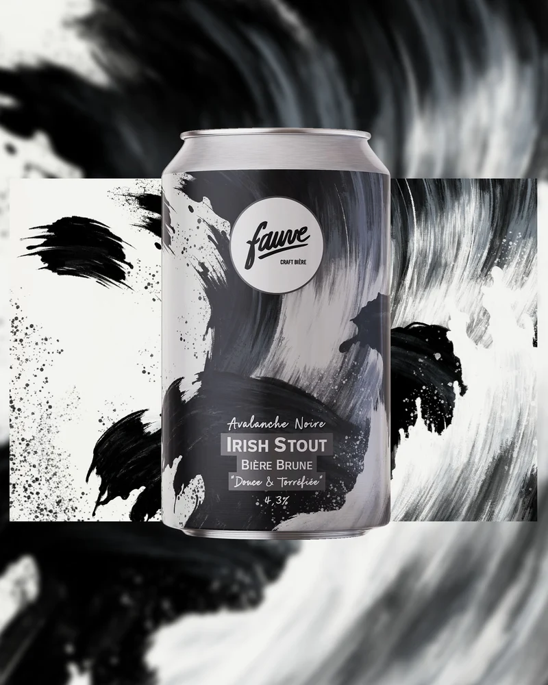 Avalanche Noire - Bière Brune "Irish Stout" - 33cL
