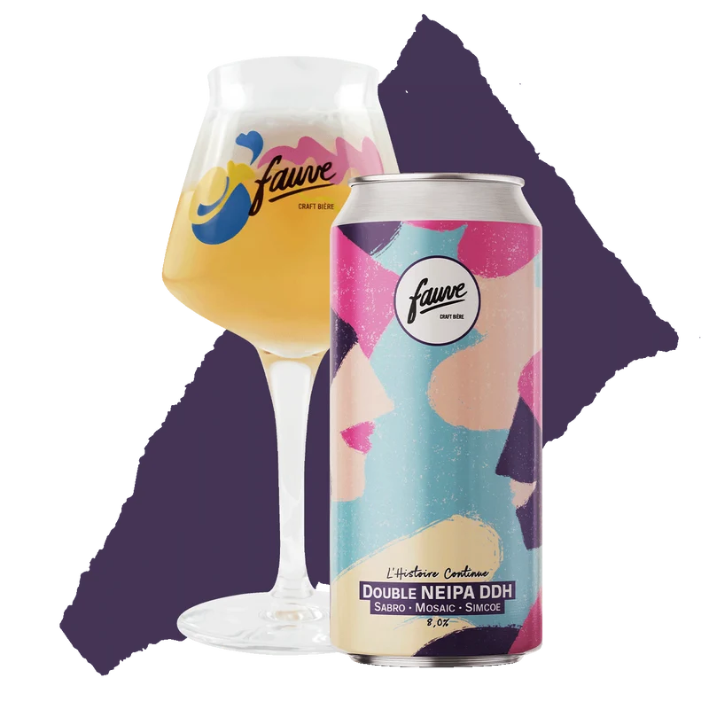L'Histoire Continue - Double NEIPA DDH Sabro, Mosaic, Simcoe - 44cL