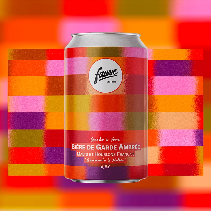Garde à Vous - Bière de Garde Ambrée - Malts et houblons Français - 33cL