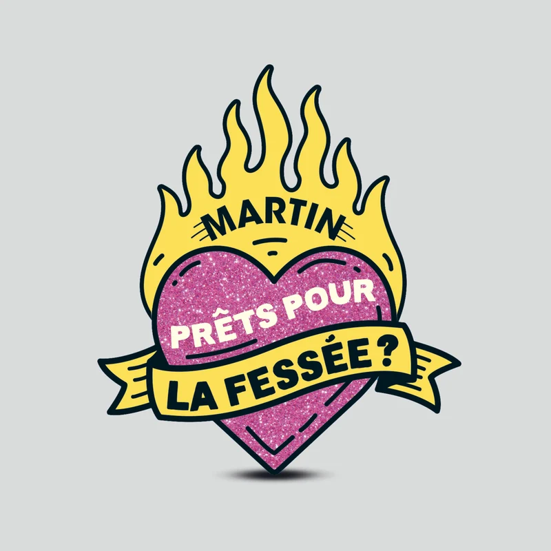 STICKER LA FESSÉE