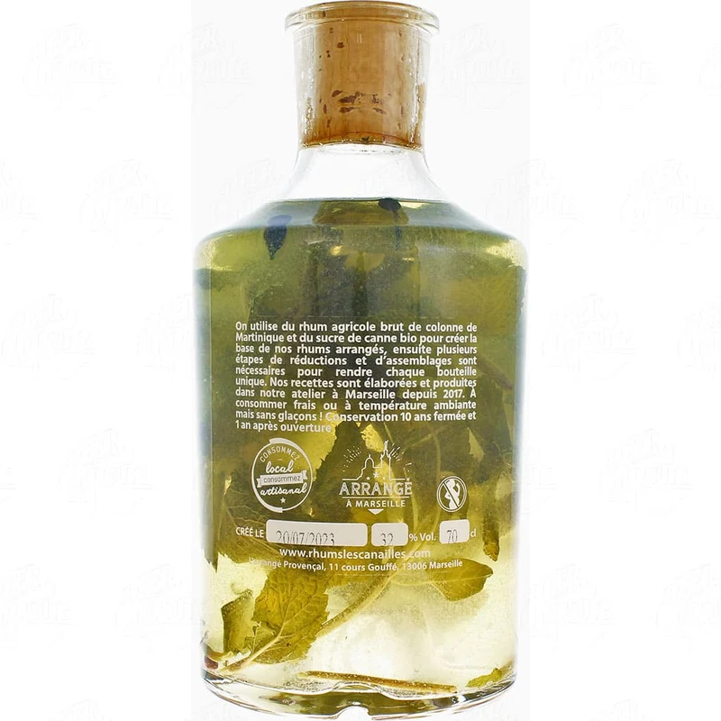 Punch au rhum : Menthe Citron vert