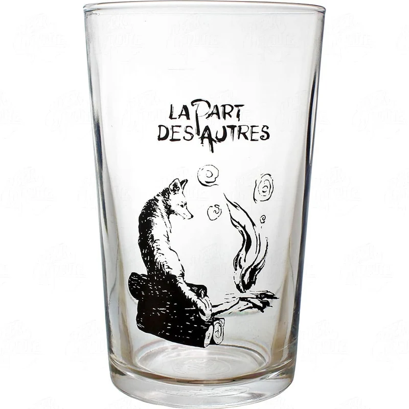 Verre La Part Des Autres - Logo Rousse Fumée