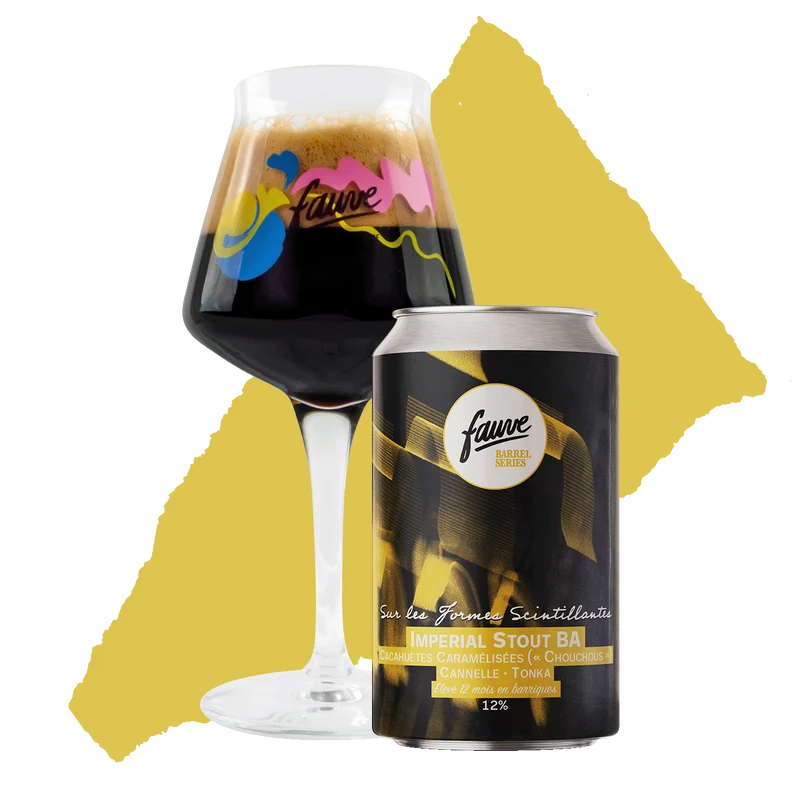 Sur les Formes Scintillantes - Imperial Stout BA Cacahuètes Caramélisées, Cannelle, Tonka – 33cL