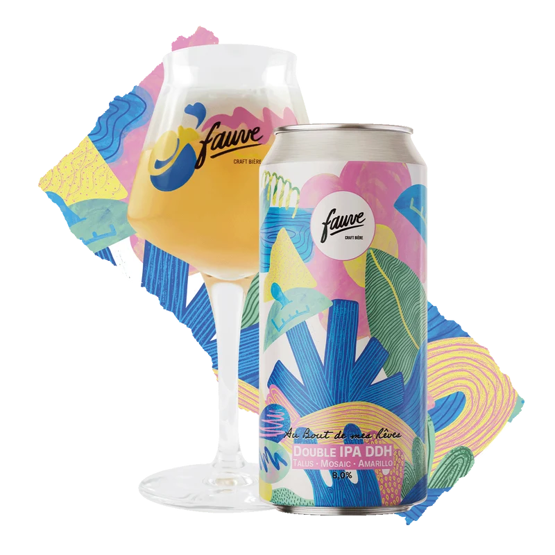 Au Bout de mes Rêves - Double IPA DDH Talus, Mosaic, Amarillo - 44cL