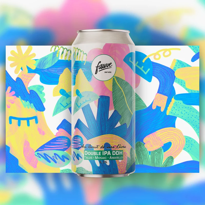 Au Bout de mes Rêves - Double IPA DDH Talus, Mosaic, Amarillo - 44cL