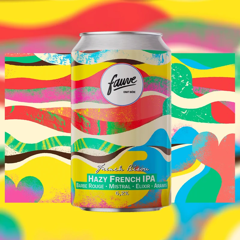 French Bisou - Hazy French IPA Barbe Rouge, Mistral, Elixir, Aramis - 33cL