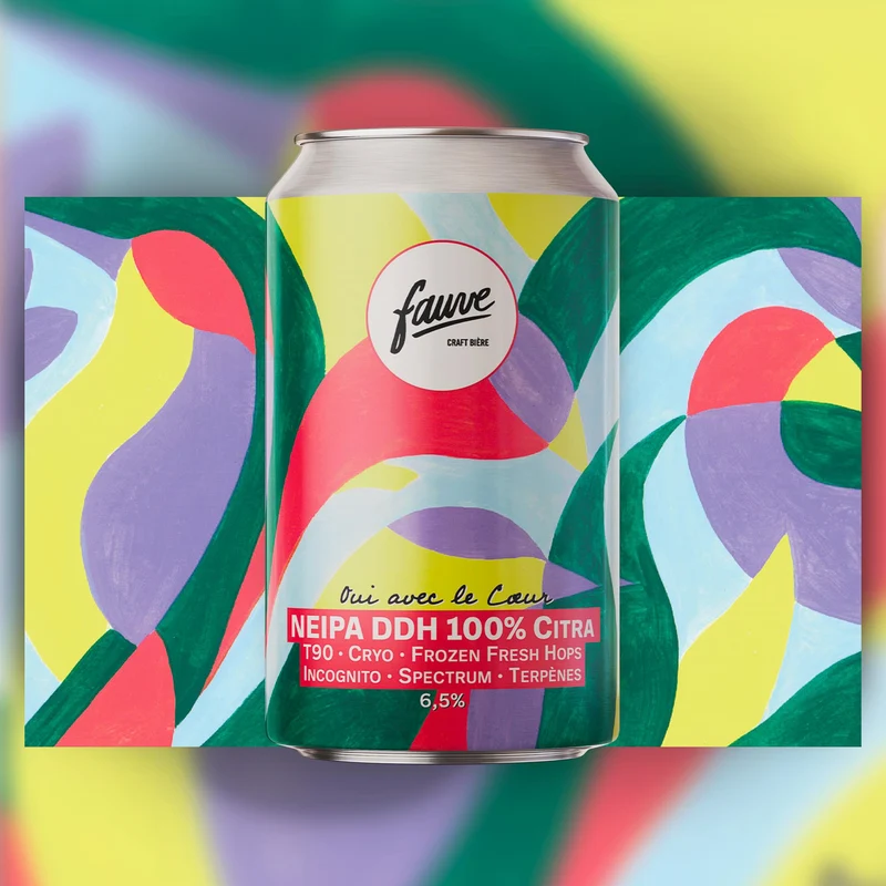 Oui avec le Cœur - NEIPA DDH 100% Citra - T90, Cryo, Frozen Fresh Hops, Incognito, Spectrum, Terpènes - 33cL