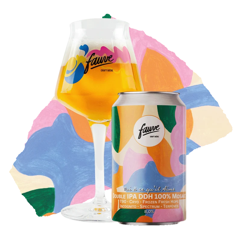 Oui à ce qu'il Aime - Double IPA DDH 100% Mosaic - T90, Cryo, Frozen Fresh Hops, Incognito, Spectrum, Terpènes - 33cL