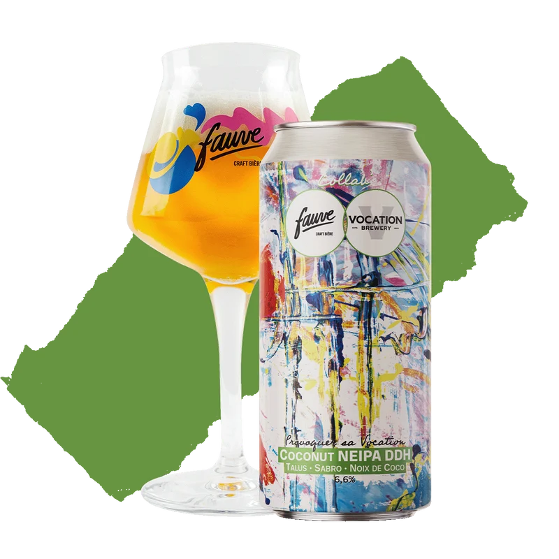 Provoquer sa Vocation - Coconut NEIPA DDH Talus, Sabro, Noix de Coco - Collab' Vocation - 44cL