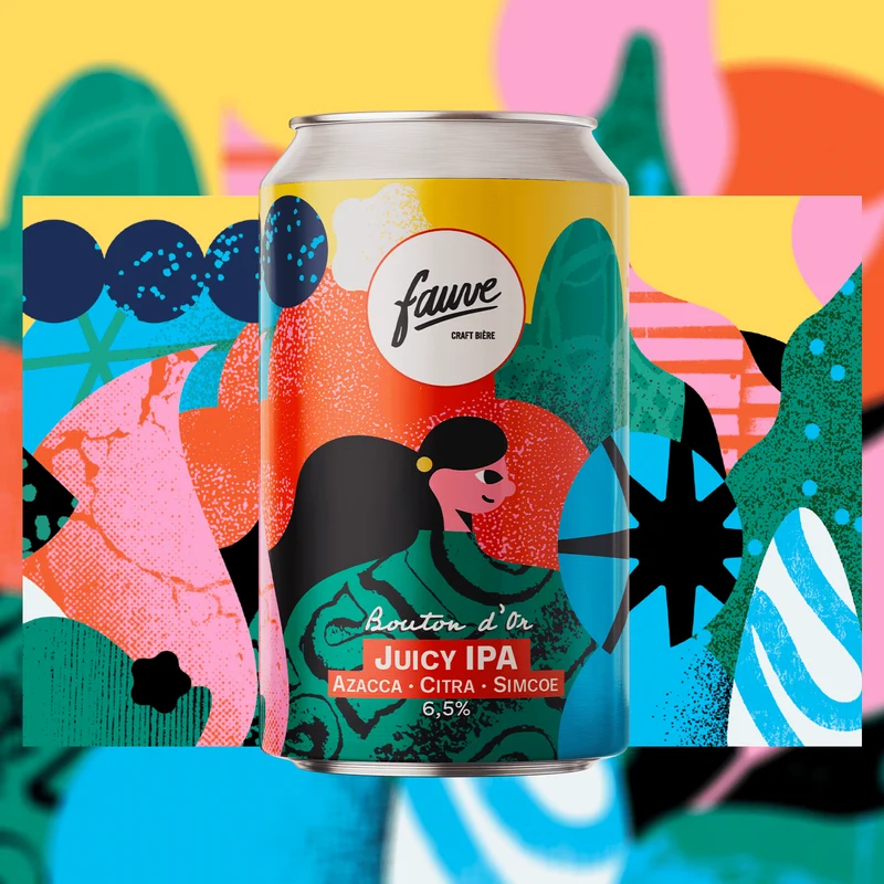 Bouton d’Or - Juicy IPA Azacca, Citra, Simcoe - 33cL