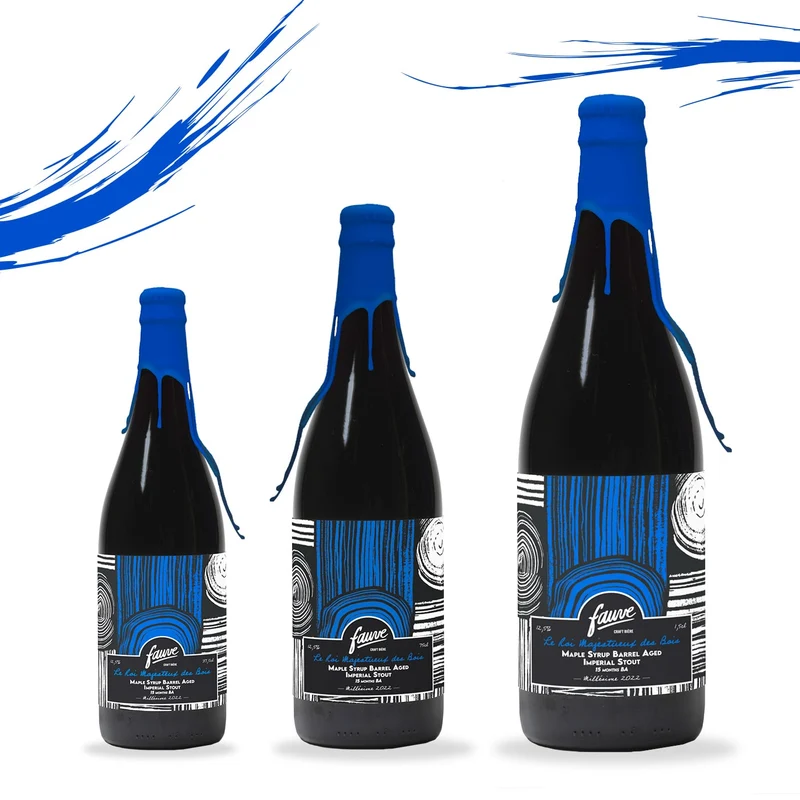 Le Roi Majestueux des Bois - Imperial Stout Sirop d'Érable BA 15 mois