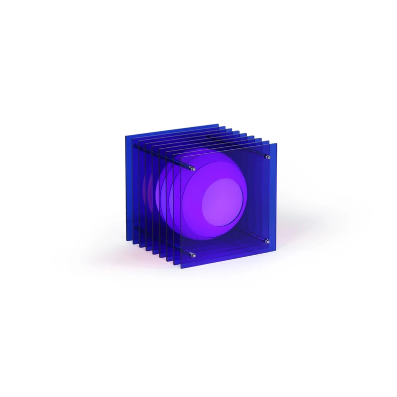 Lampe | Bang - Bleu & rose