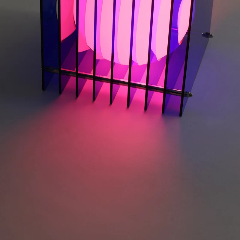 Lampe | Bang - Bleu & rose