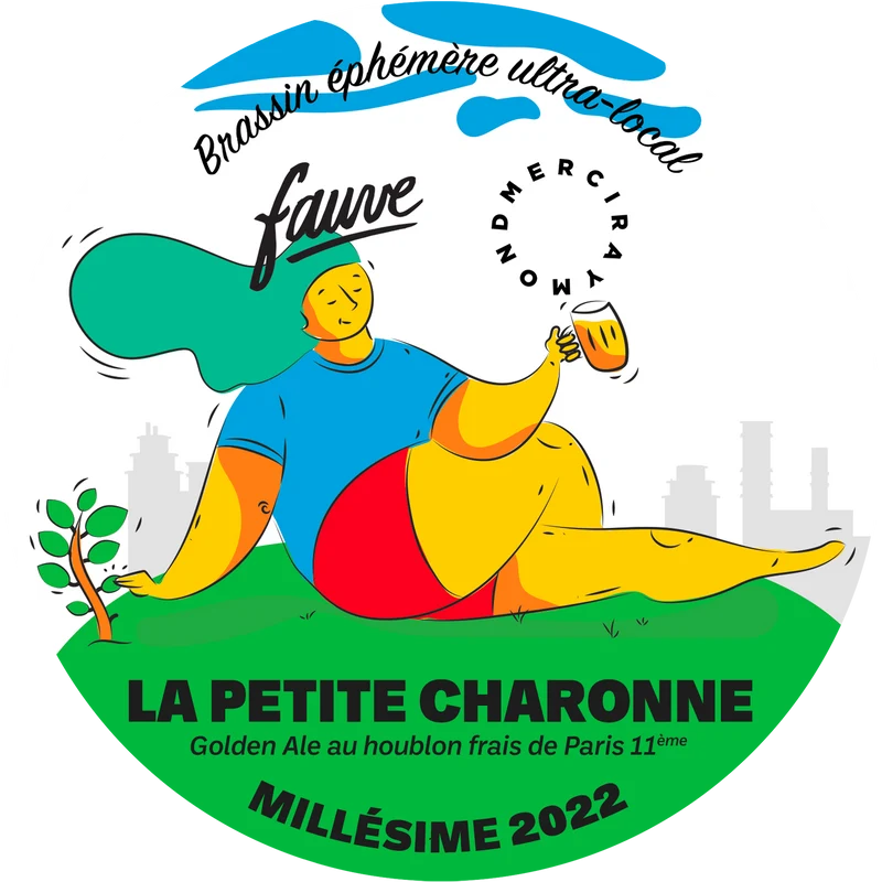 La Petite Charonne 2022 - Bière de récolte au houblon frais 100% Paris 11ème