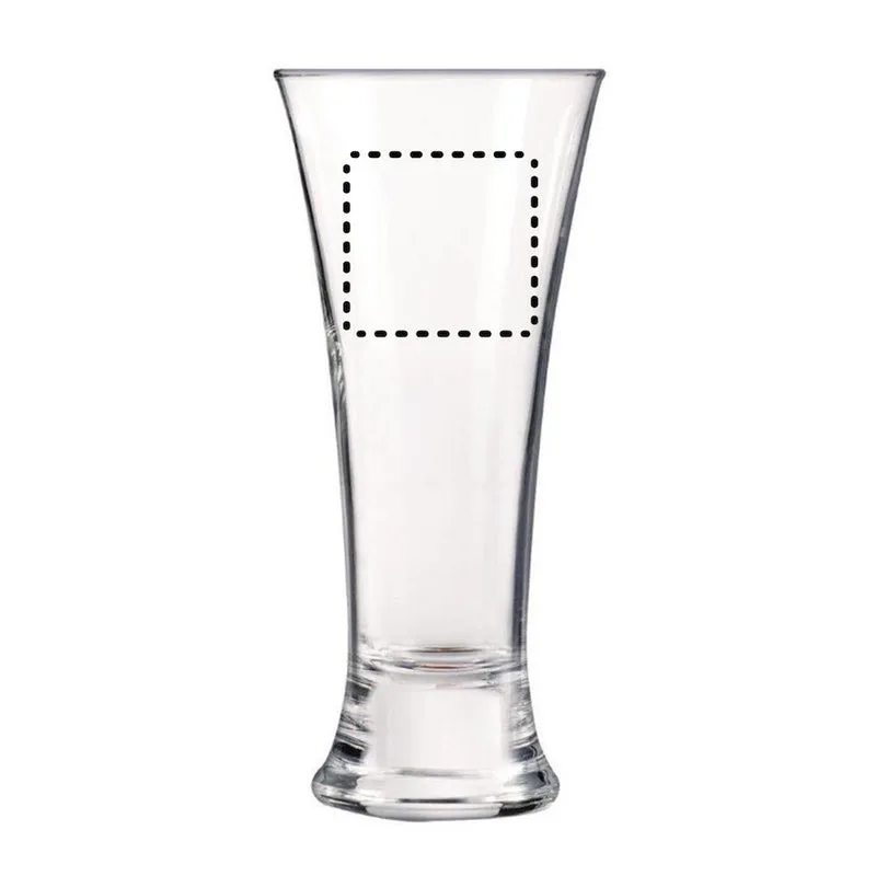 Verre à bière droit 20cL personnalisé