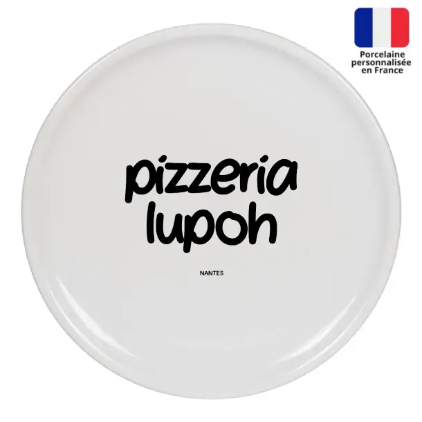 Assiette à pizza personnalisée ronde 31cm