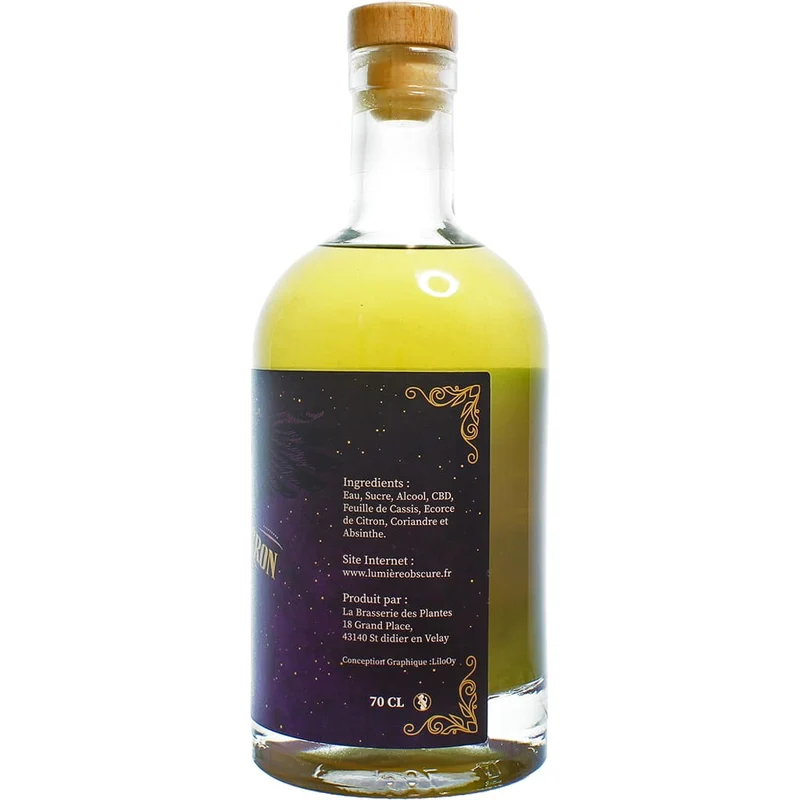 Lumière Obscure : Absinthe CBD Citron