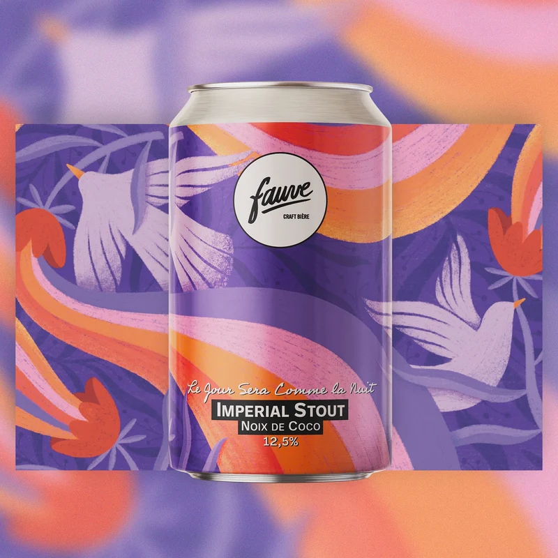 Le Jour Sera Comme la Nuit - Imperial Stout Noix de Coco 33cL