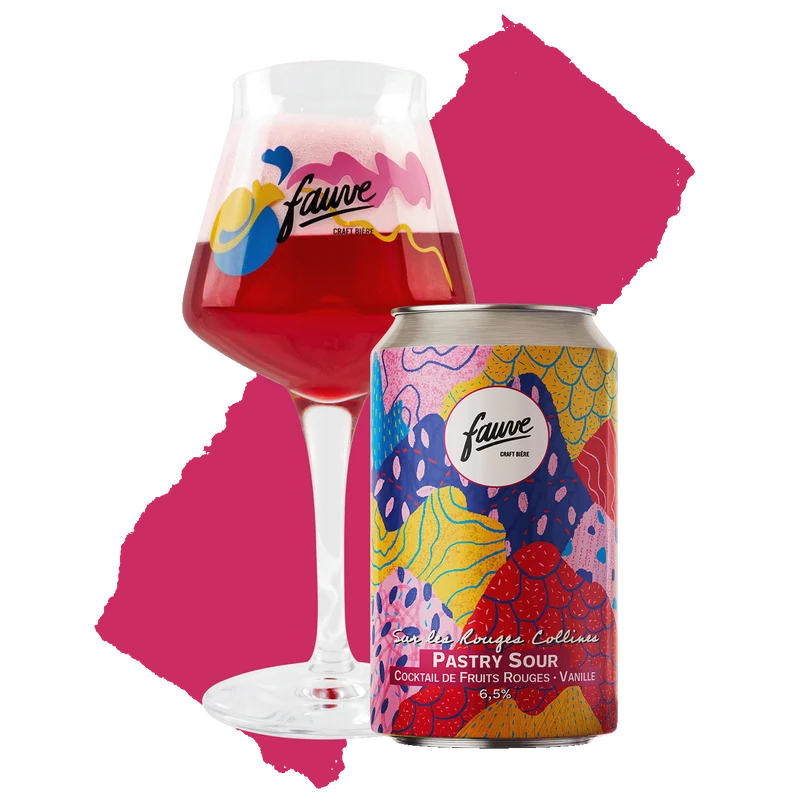 Sur les Rouges Collines - Pastry Sour Cocktail de Fruits Rouges Vanille 33cL