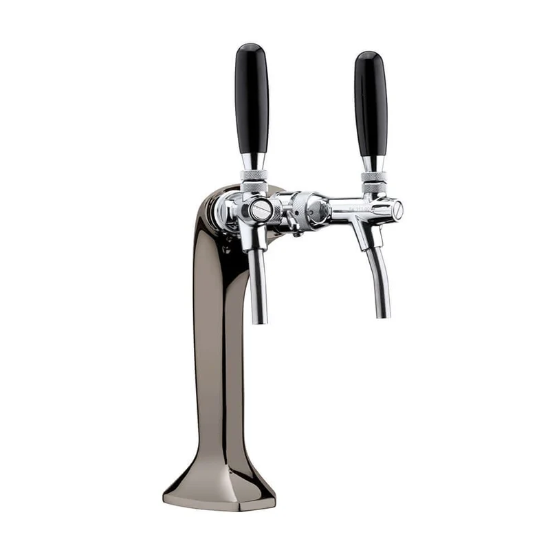 Schanksäule Giotto Medium 1 bis 2-leitig, Black Chrome