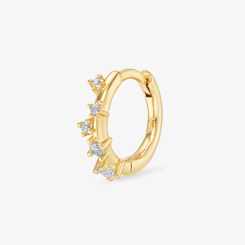 Mini créoles Nébuleuse bijoux (unité) - Arctique