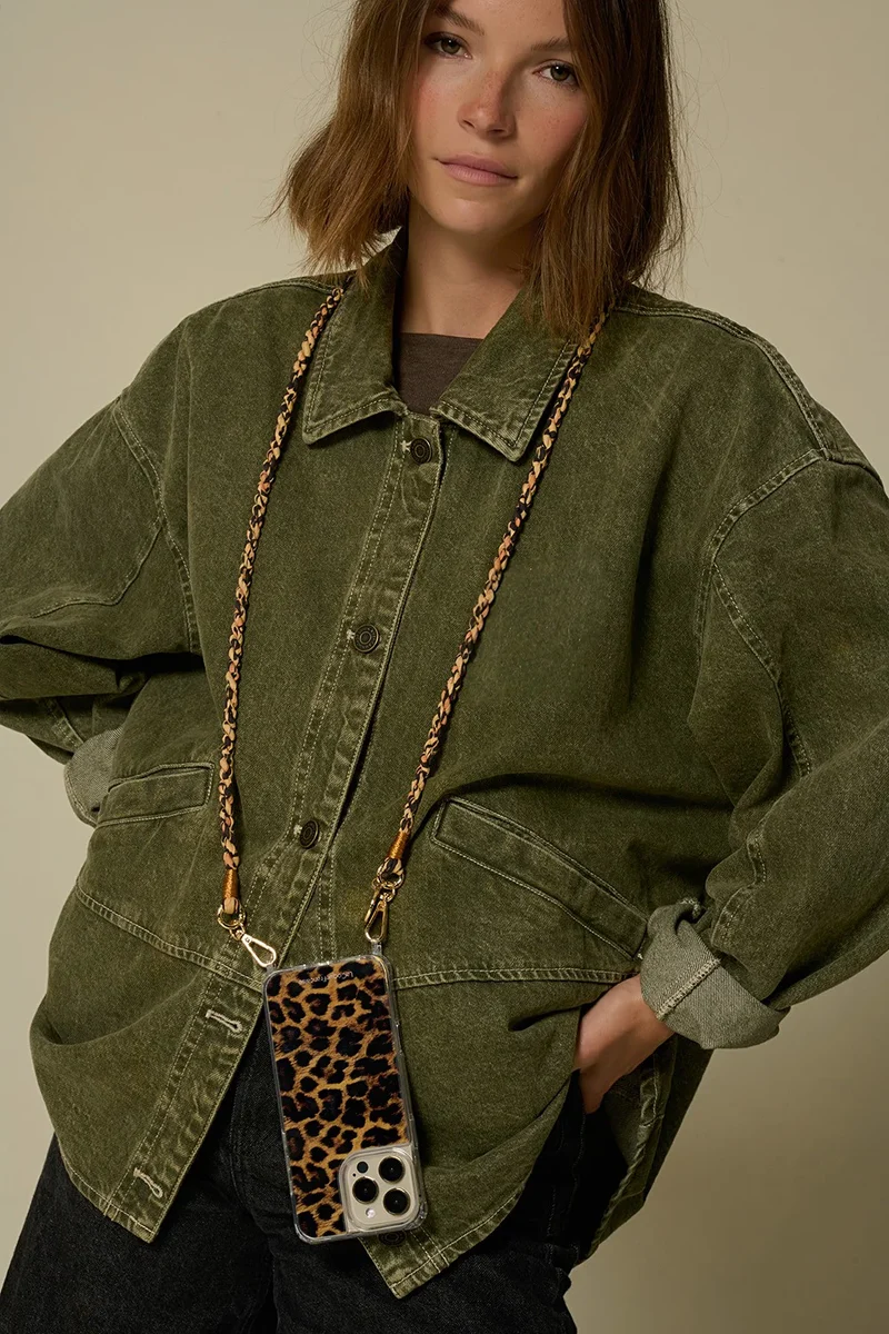 Chaine téléphone - Elia Leopard 120 cm