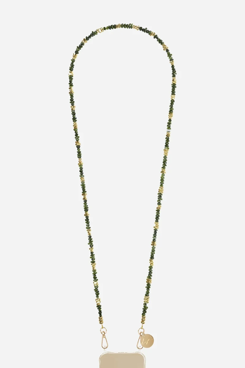 Chaine téléphone - Liviya kaki 120 cm
