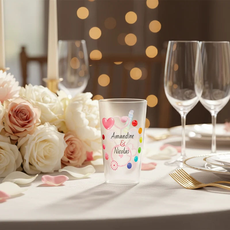 Gobelet personnalisé Mariage Candy Bar