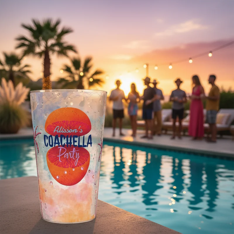 Gobelet personnalisé Soirée Coachella