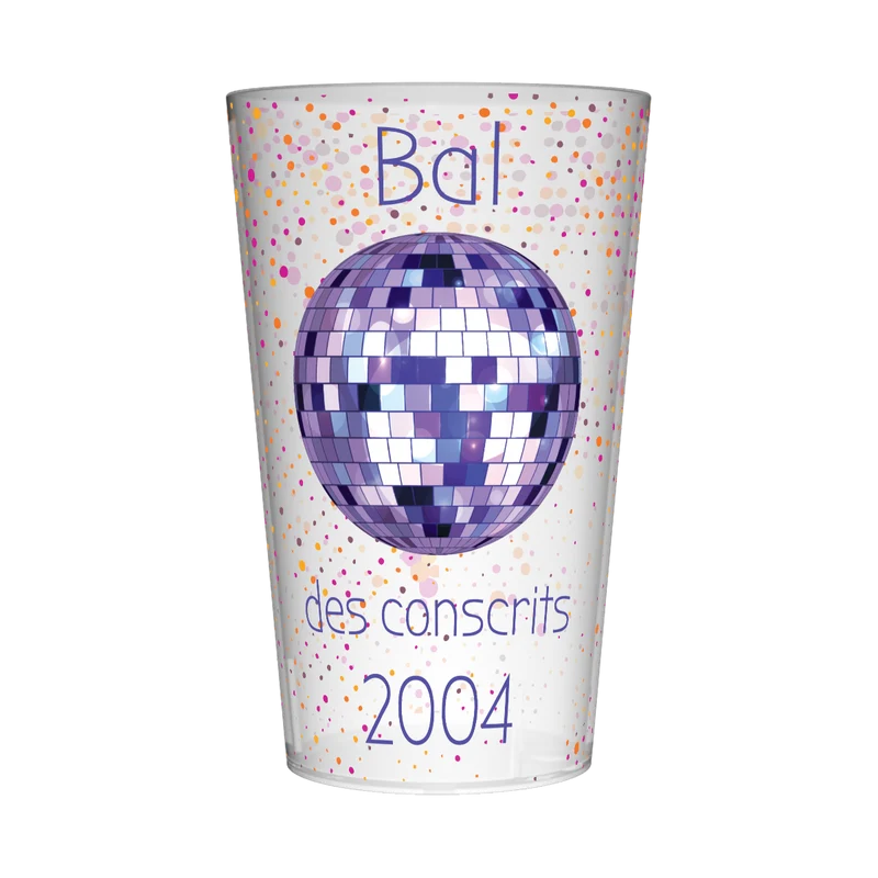 Gobelet personnalisé Conscrit Disco