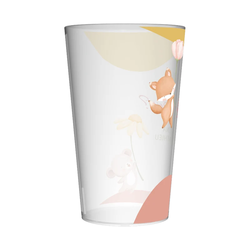 Gobelet personnalisé Gender Reveal Fleurs & Animaux