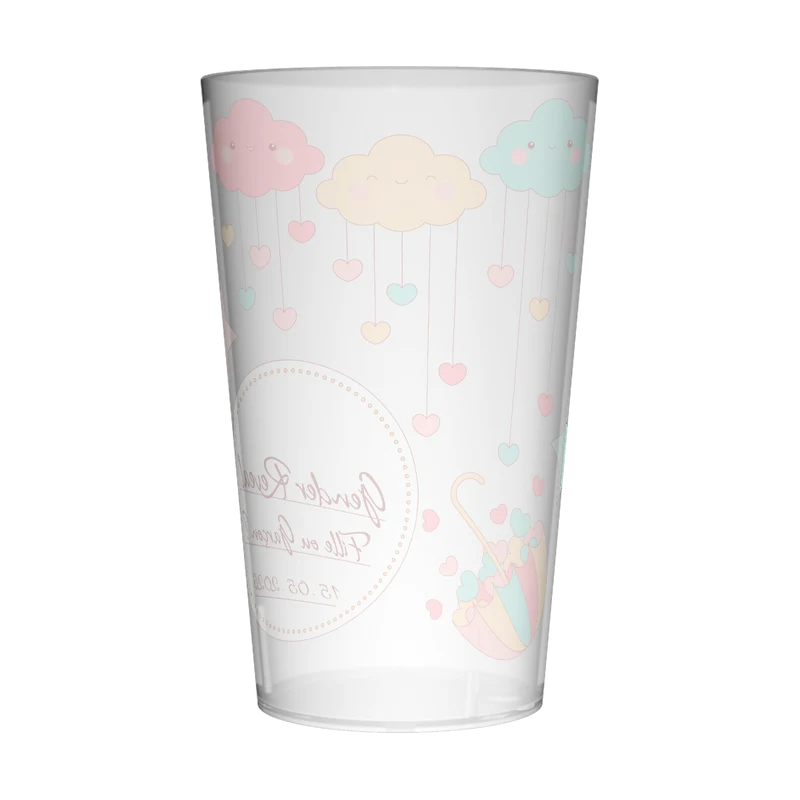 Gobelet personnalisé Gender Reveal Nuages & Etoiles