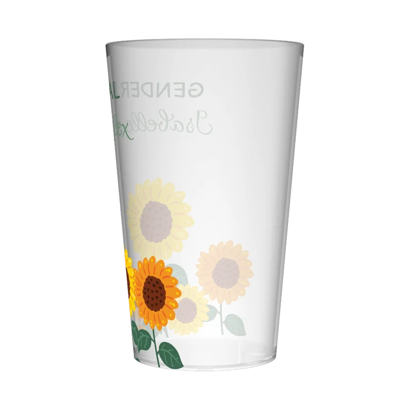 Gobelet personnalisé Gender Reveal Tournesol