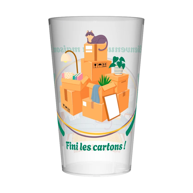 Gobelet personnalisé Crémaillère Cartons