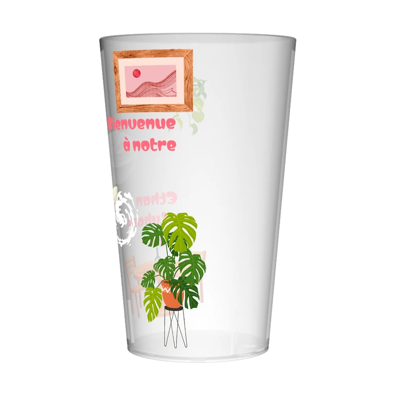 Gobelet personnalisé Crémaillère Déco