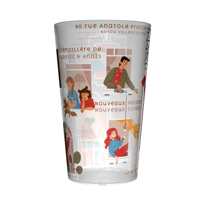 Gobelet personnalisé Crémaillère Voisin