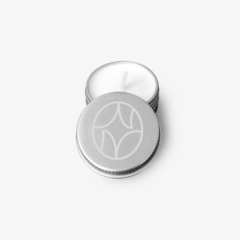 Mini-bougie Nébuleuse - Argent