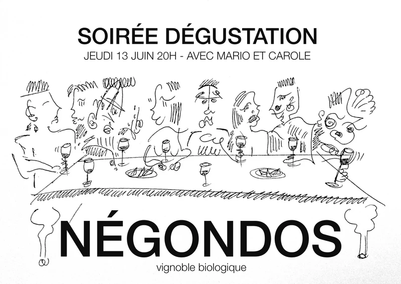 Soirée dégustation : Vignoble Négondos | Jeudi 13 juin 2024