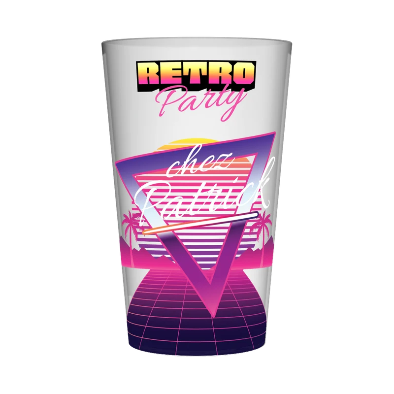 Gobelet personnalisé Soirée Retro Party