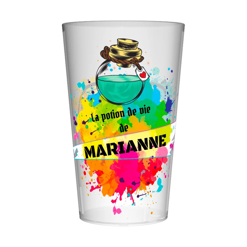Gobelet personnalisé Enfant Manette Colorée
