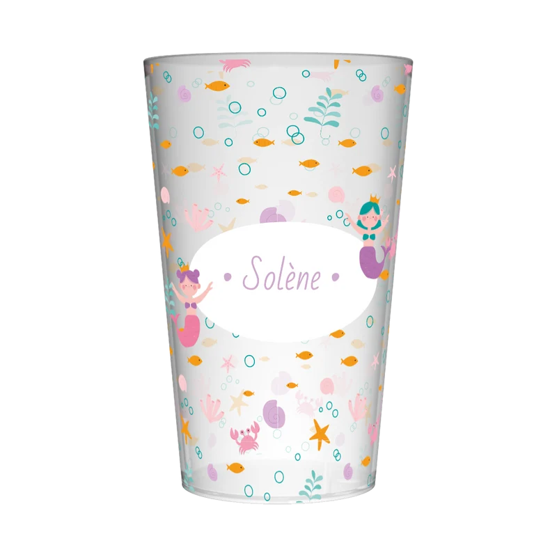 Gobelet personnalisé Enfant Sirène