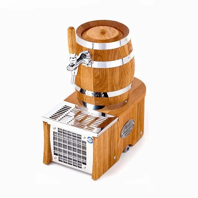 Lindr Soudek 20 | Edle Zapfanlage aus Eichenholz für Bier & Wein