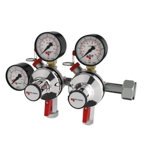 CO2 Doppel-Druckminderer Micro Matic Premium Plus, 7 bar