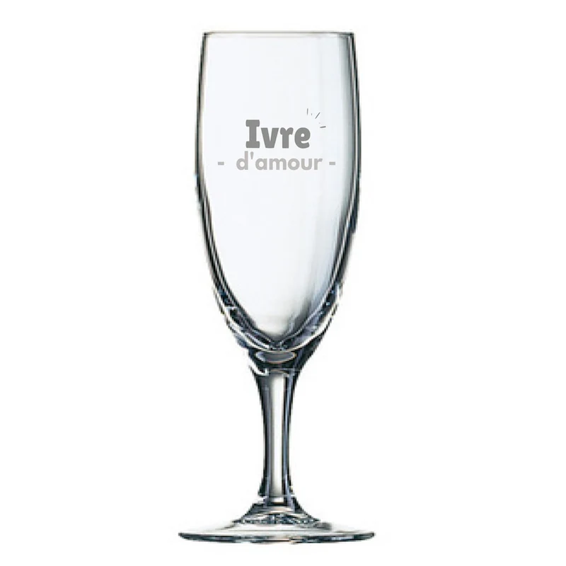 Petite flûte champagne personnalisée 13cL