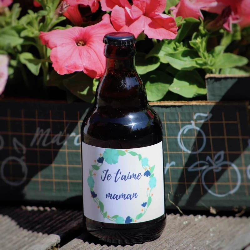 Bière je t'aime maman