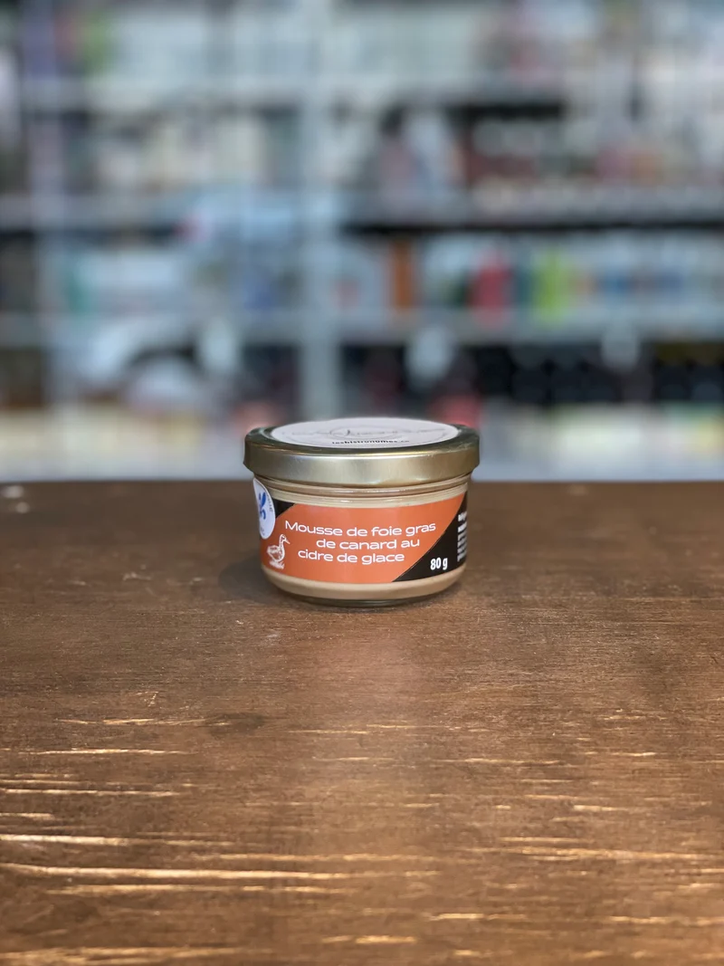 Mousse de foie gras de canard au cidre de glace